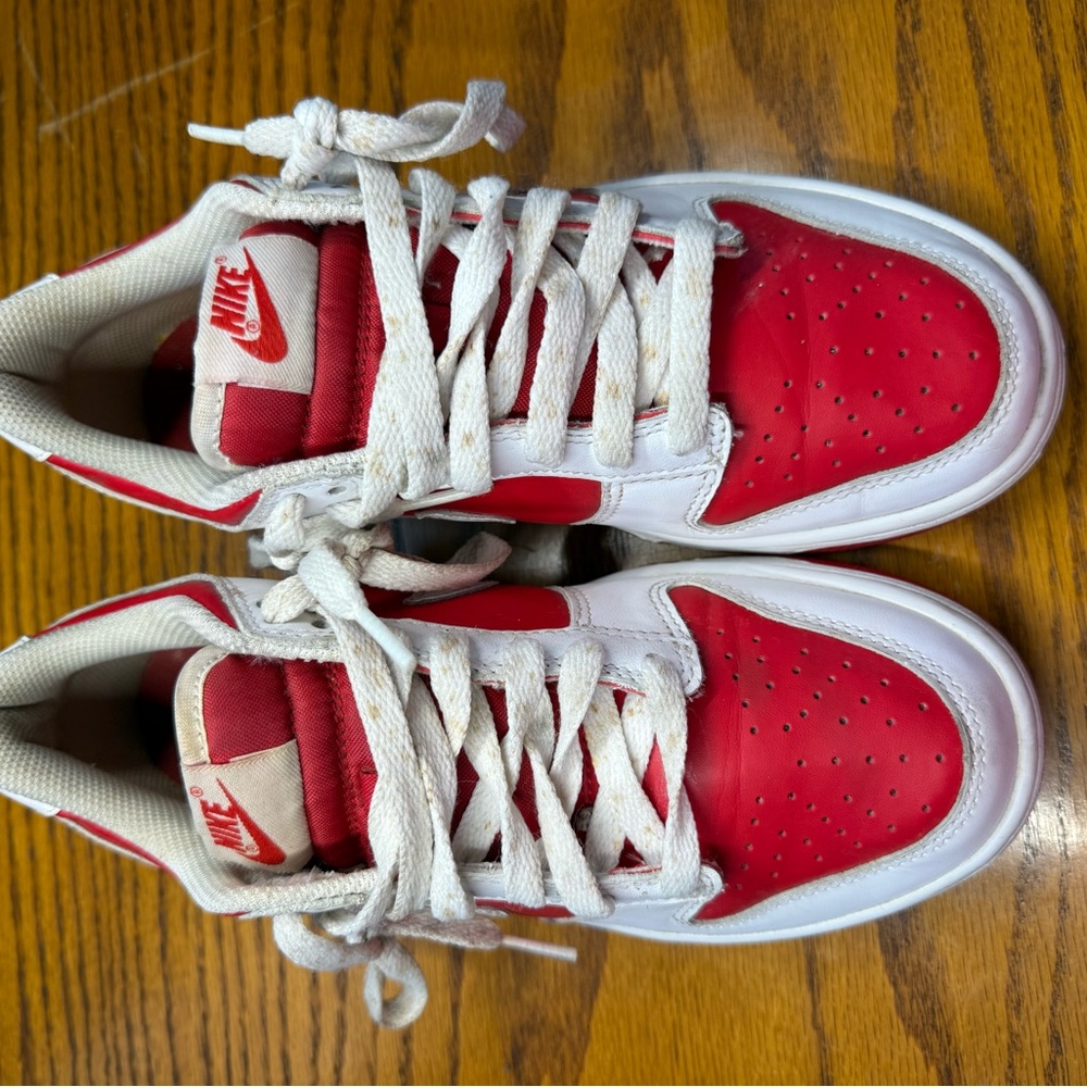 Nike Dunk Low Championship Red Sneakers